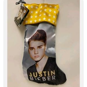 NWT/2013 JUSTIN BIEBER Christmas Stocking Official  
